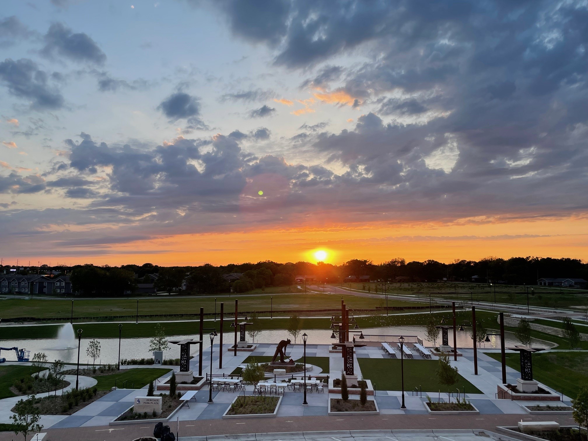 Heritage Plaza View from Pool Deck